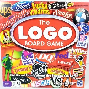 The Logo Board Game 2011 Spin Master Trivia Game